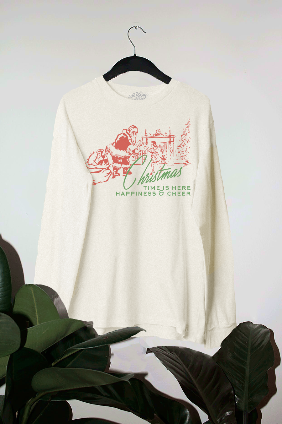 Underground Original Design: Christmas Time is Here Long Sleeve Oversized T-Shirt