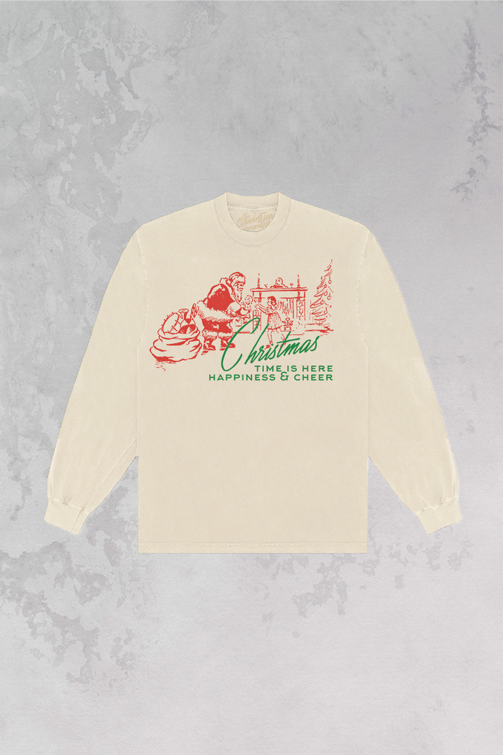 Underground Original Design: Christmas Time is Here Long Sleeve Oversized T-Shirt