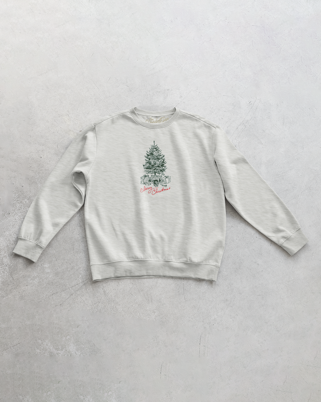 Underground Original Design: Merry Christmas, Tree Oversized 90's Sweatshirt
