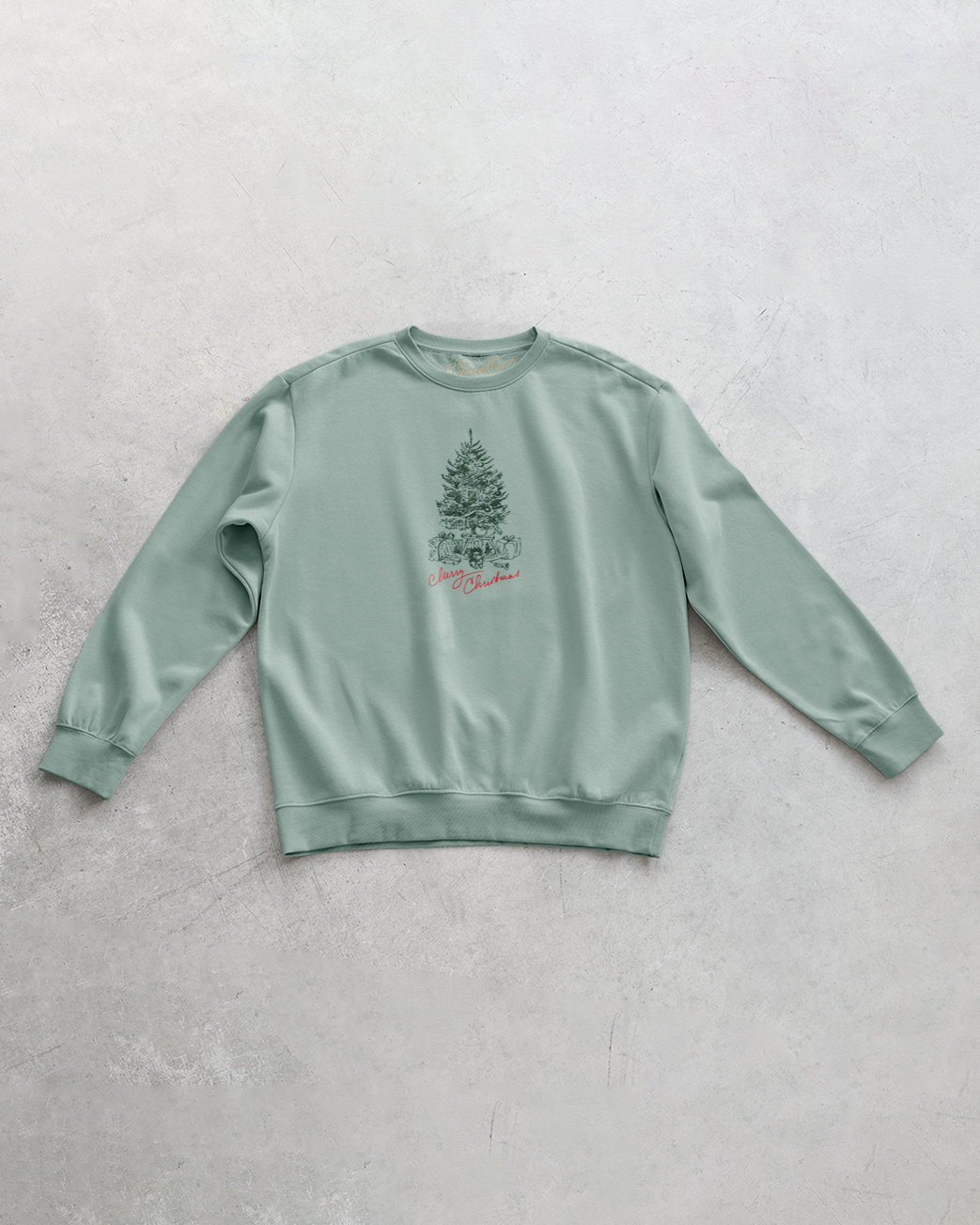 Underground Original Design: Merry Christmas, Tree Oversized 90's Sweatshirt