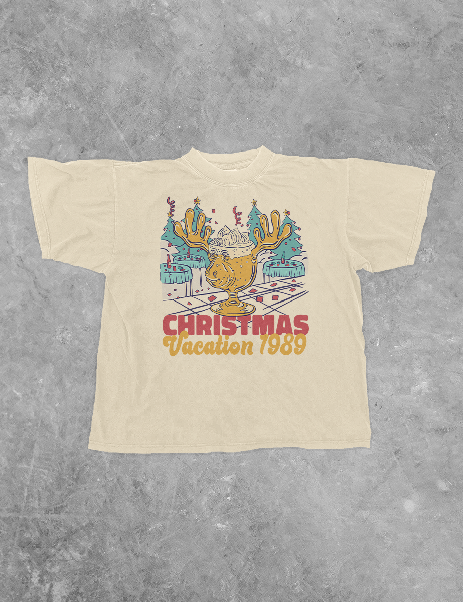 Underground Original Design: Christmas Vacation 1989 Boxy Cotton TShirt