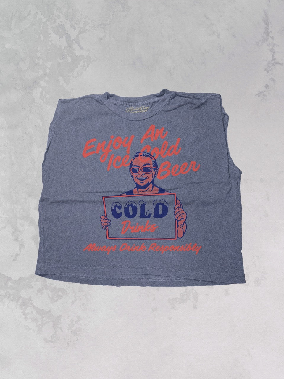 Enjoy An Iced Cold Beer, Summer Muscle Tank