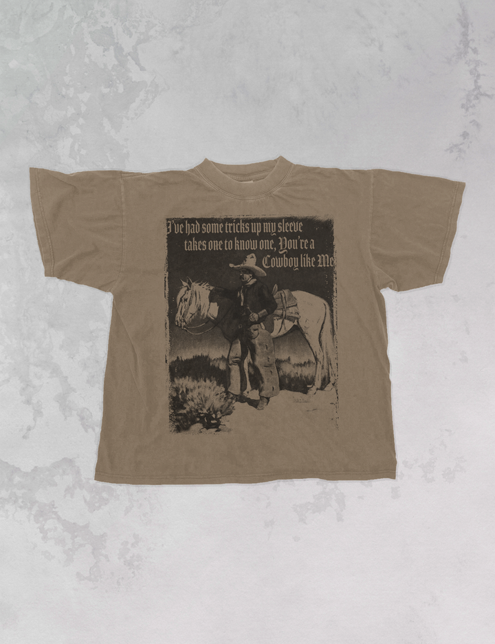 Underground Original Design: Cowboy Like Me Oversized TShirt