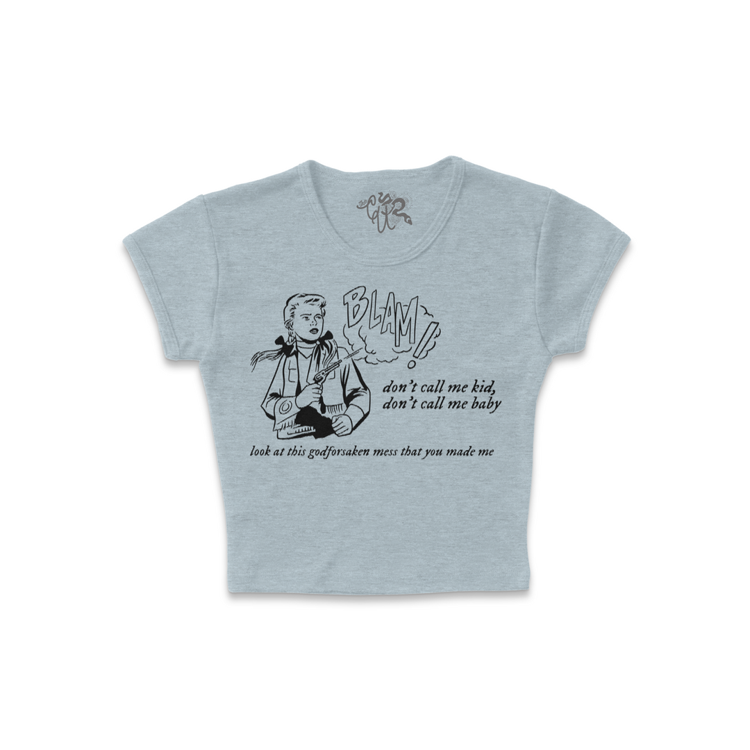 Underground Original Design: Don't Call Me Baby, Cowgirl Micro-Ribbed Baby Tee