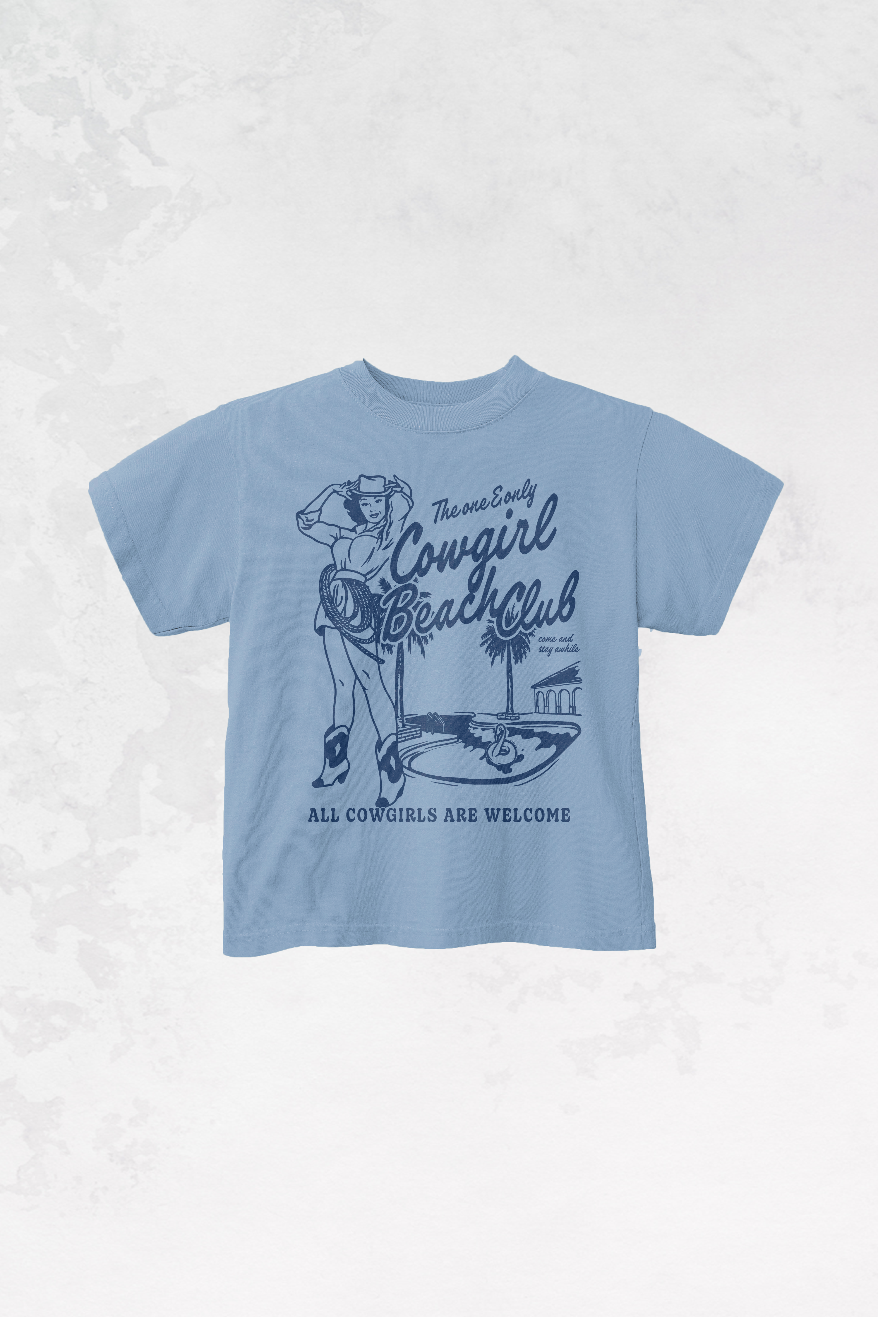 Underground Original Design: * KIDS * Cowgirl Beach Club Oversized Kids T-Shirt