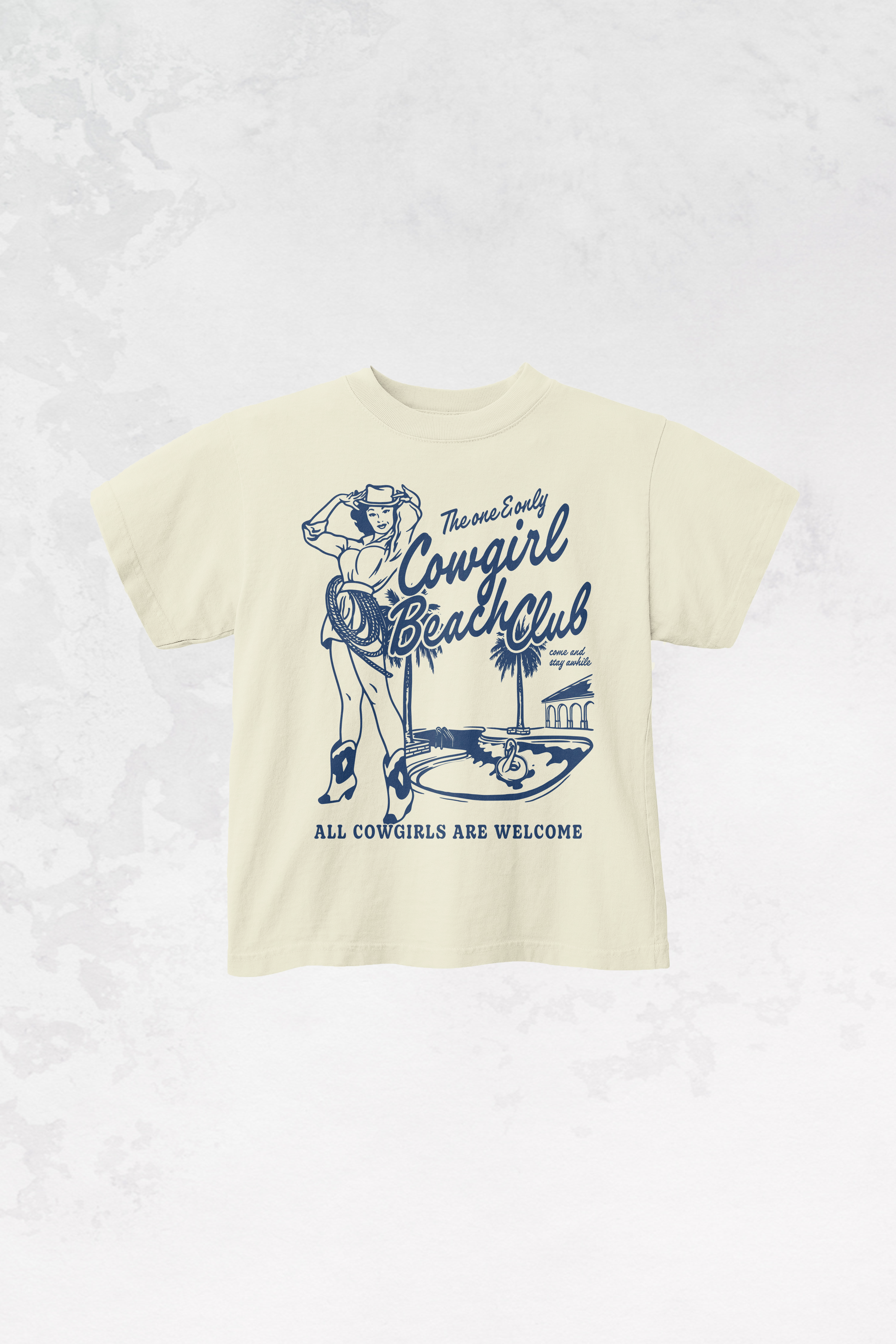 Underground Original Design: * KIDS * Cowgirl Beach Club Oversized Kids T-Shirt
