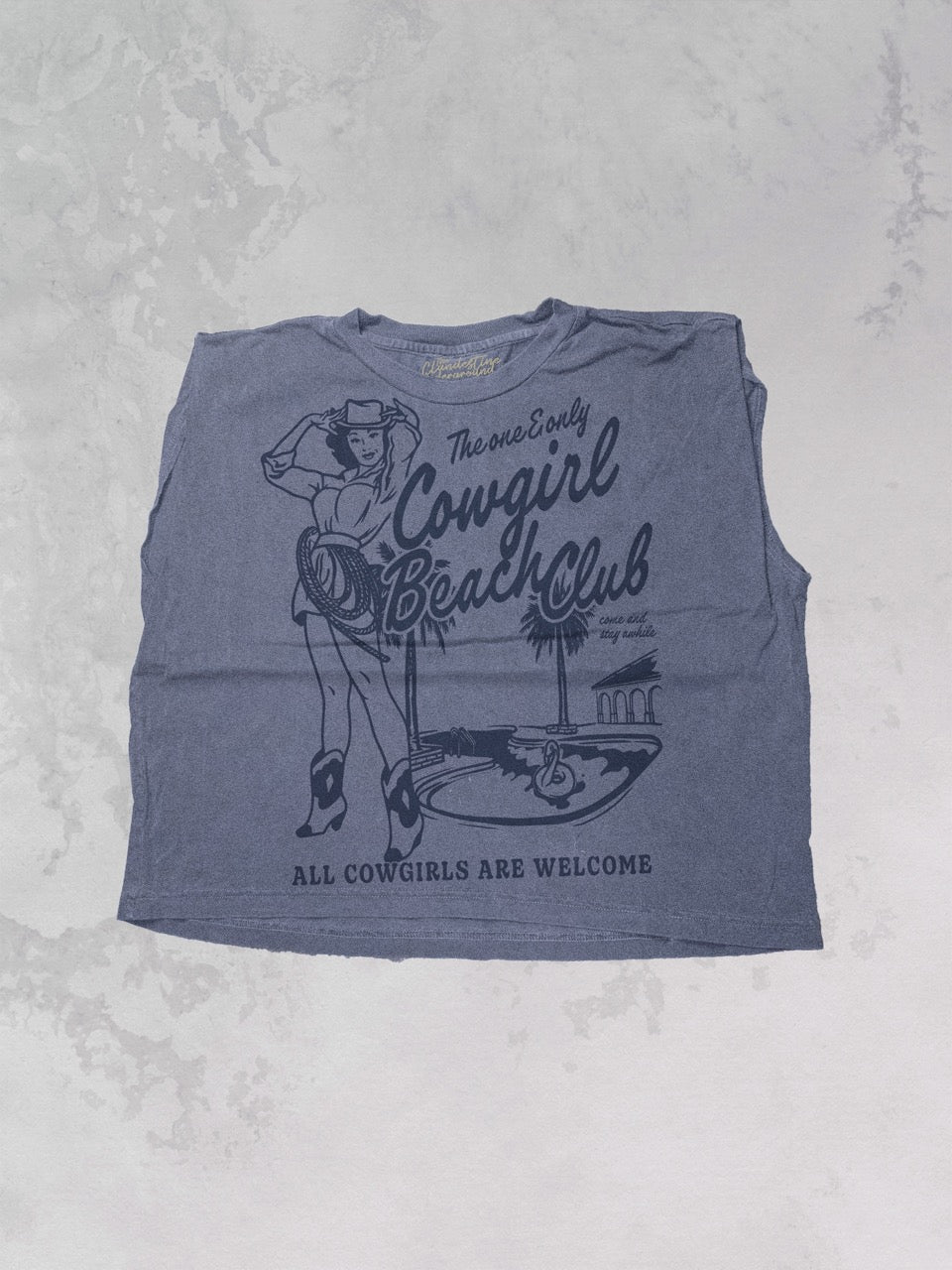 Underground Original Design: Cowgirl Beach Club Muscle Tank