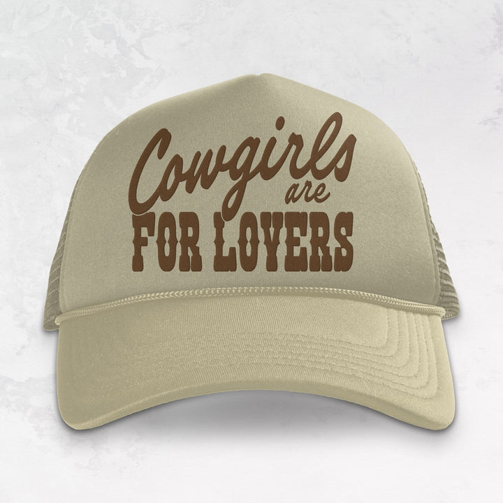 Underground Original Design: Cowgirls are for Lovers Trucker Hat