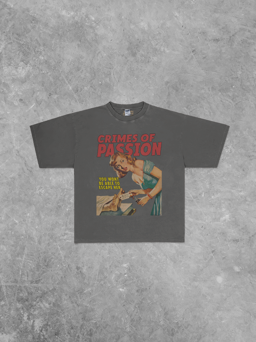 Underground Original Design: Crimes of Passion Boxy Oversized T-Shirt