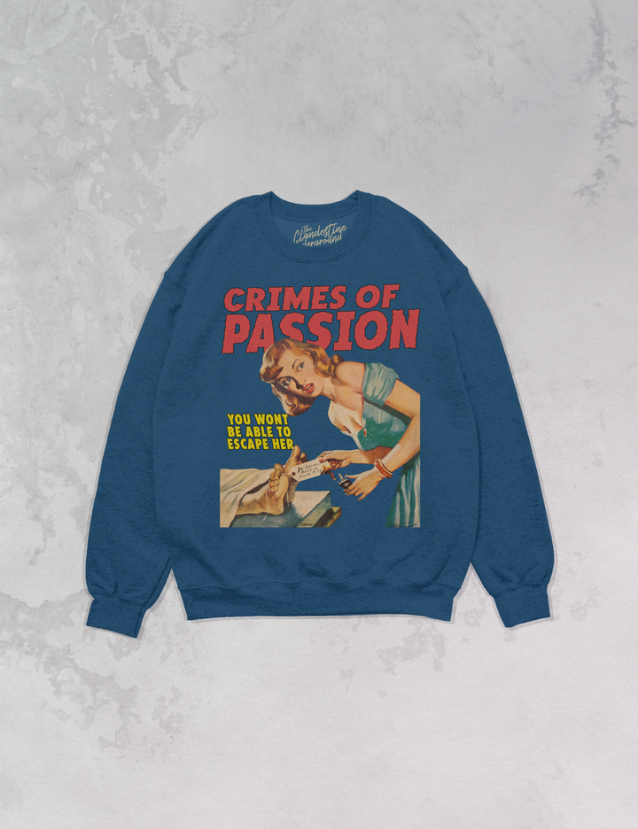 Underground Original Design: Crimes of Passion Oversized 90's Sweatshirt