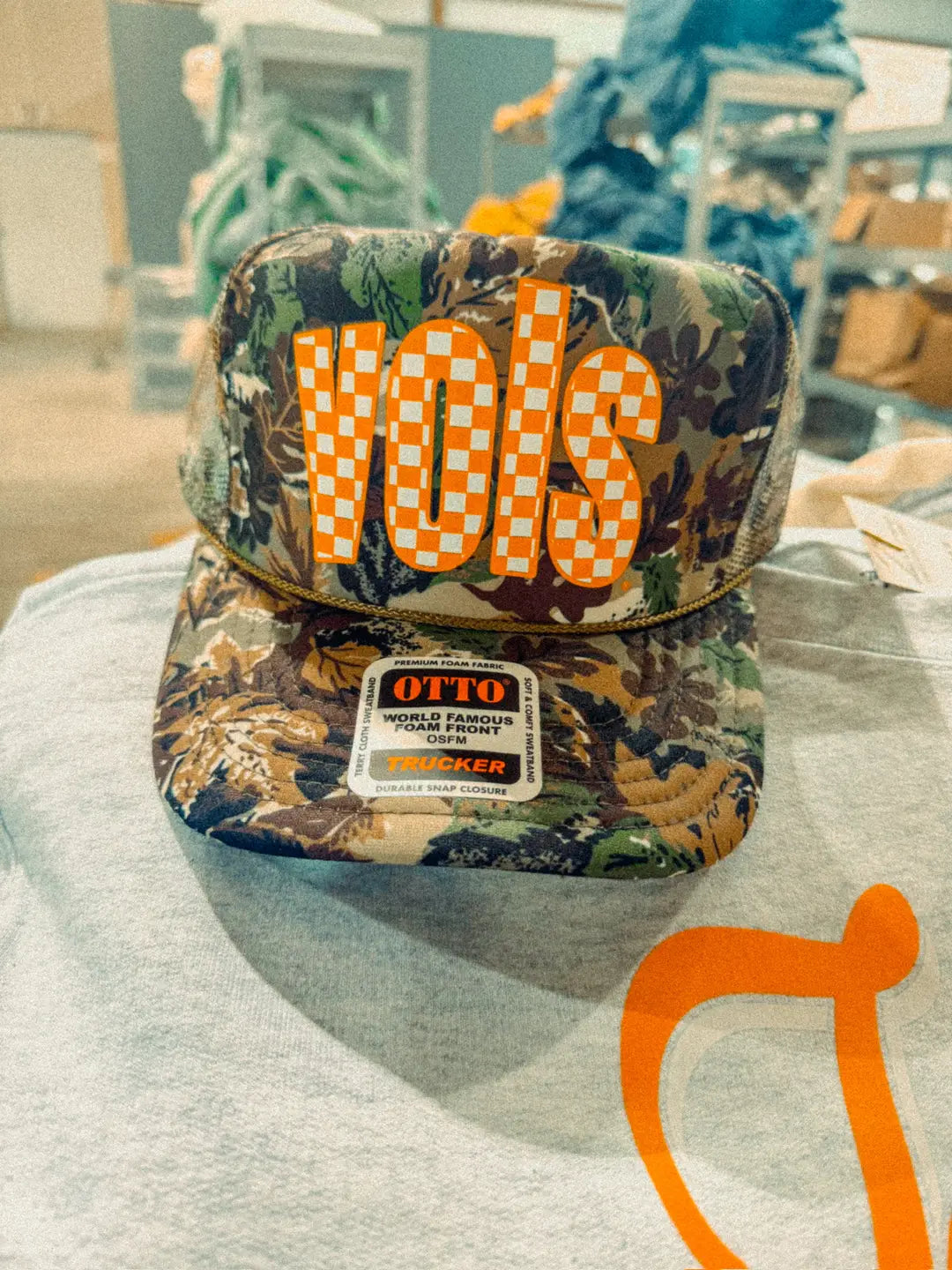 Underground Original Design: Tennessee VOLS Checkerboard, Game Day Trucker Hat