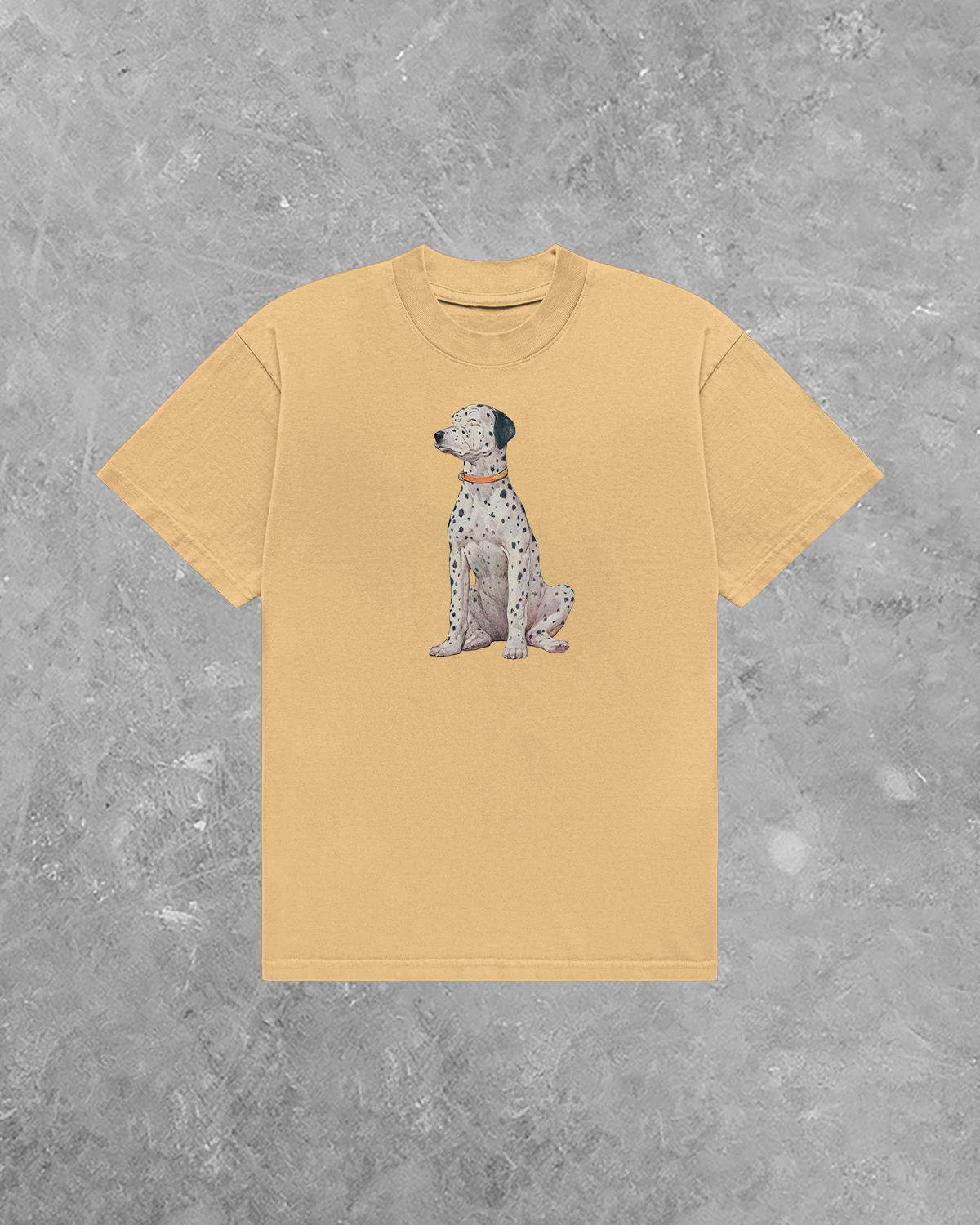 Vintage Dalmatian Print AA Cotton TShirt