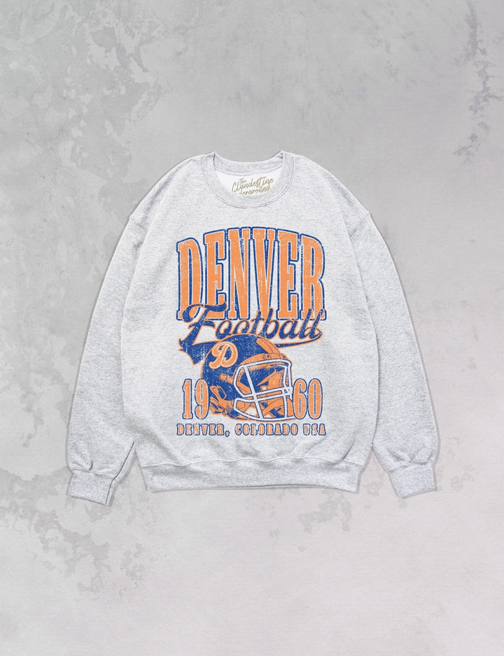 Underground Original Design: Denver Football Oversized 90's Sweatshirt