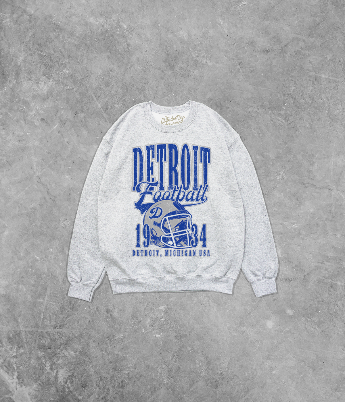 Underground OG: Detroit Football, Game Cotton Blend Gildan Sweatshirt