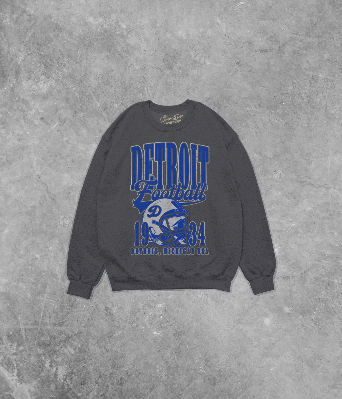 Underground OG: Detroit Football, Game Cotton Blend Gildan Sweatshirt