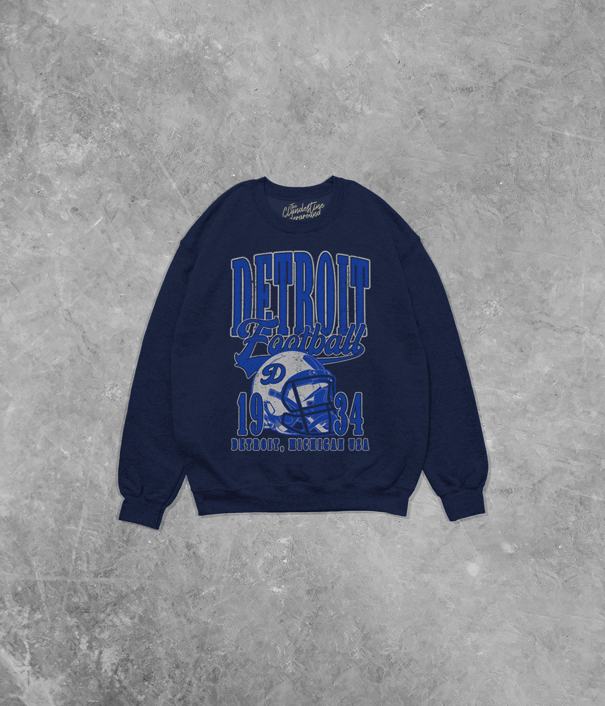 Underground OG: Detroit Football, Game Cotton Blend Gildan Sweatshirt