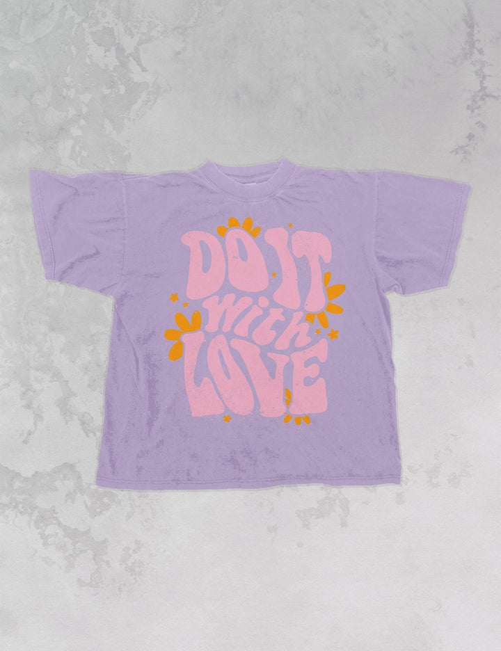 Underground Original Design: Do It With Love Y2K Oversized T-Shirt