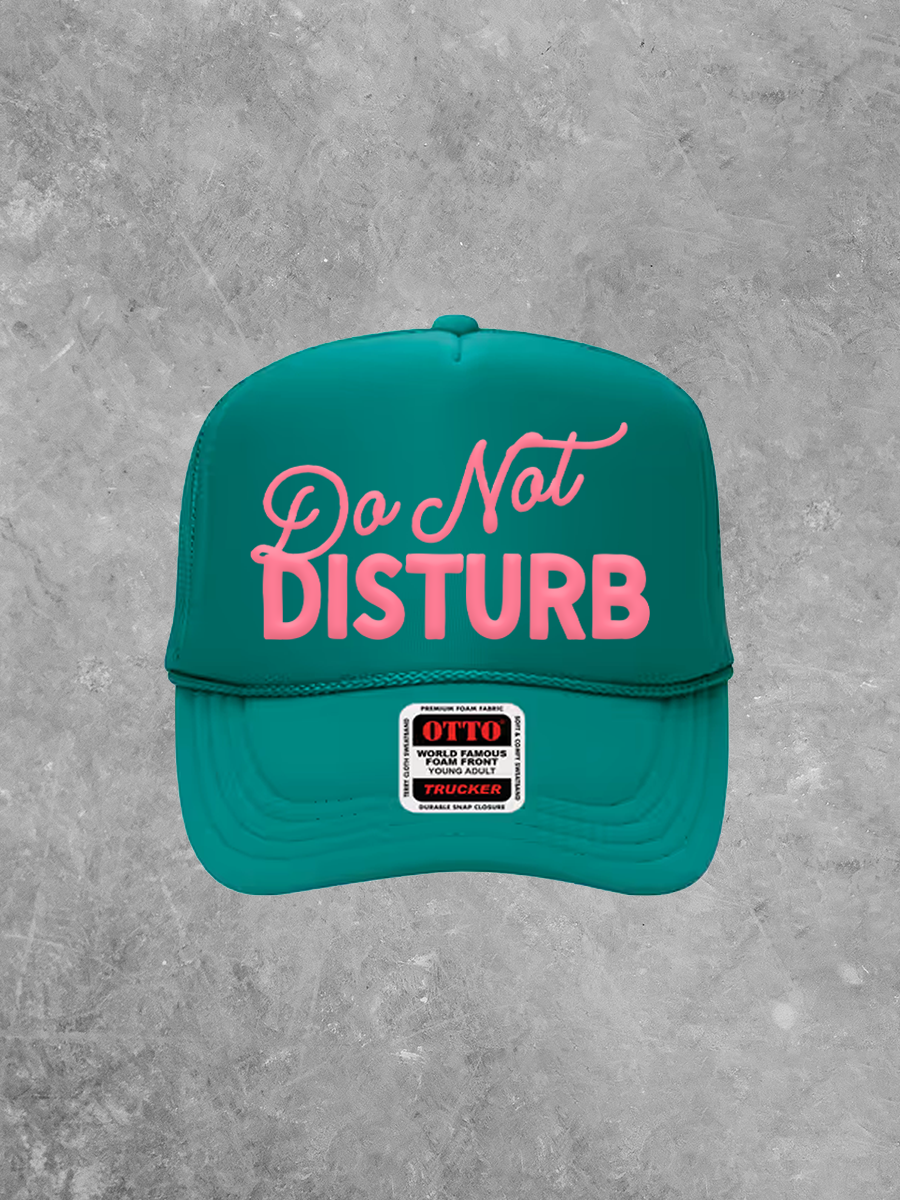 Do Not Disturb, Pink Puff Summer Trucker Hat