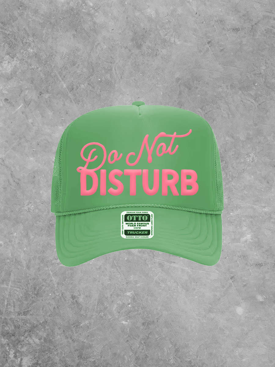 Do Not Disturb, Pink Puff Summer Trucker Hat