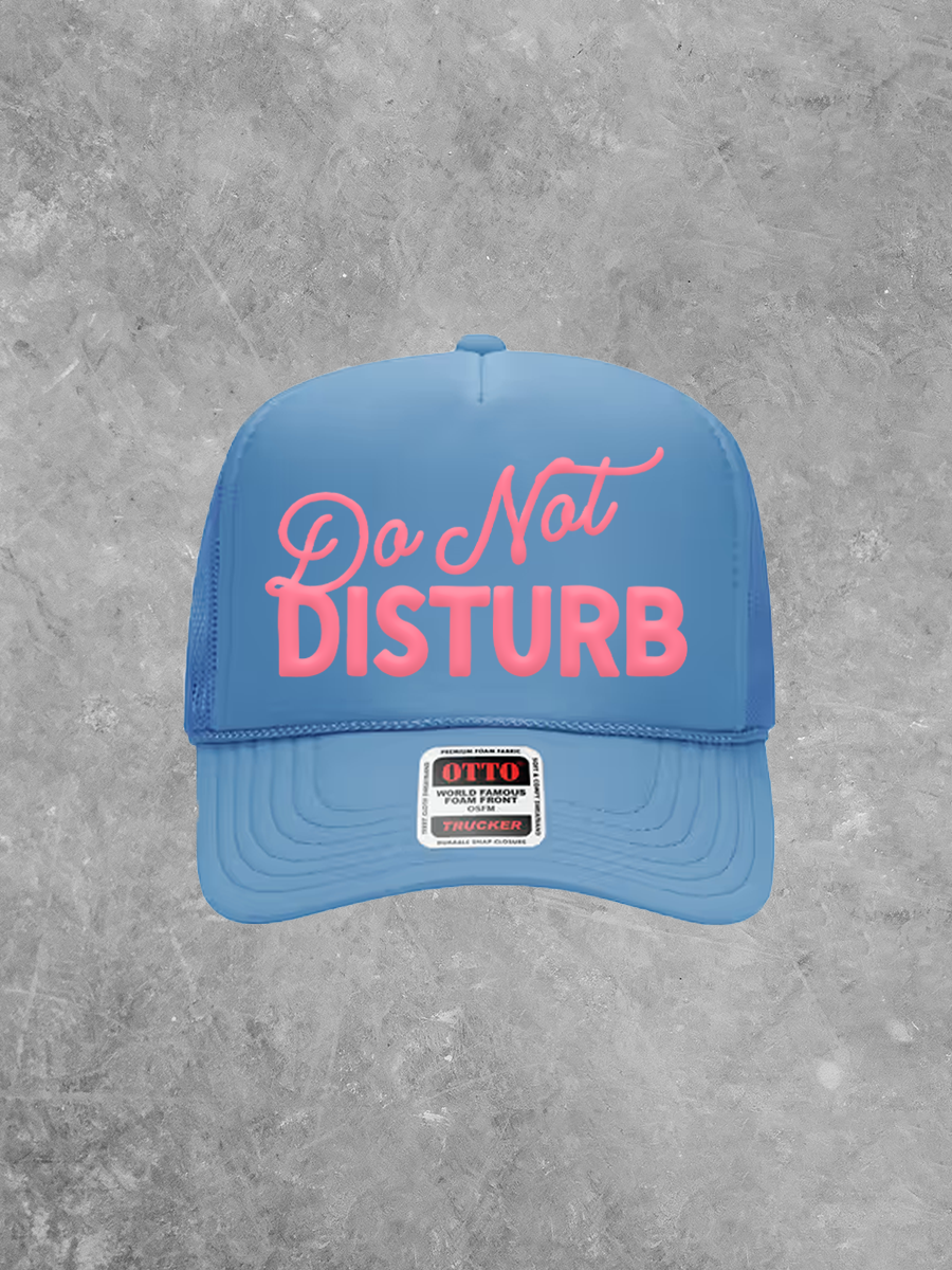 Do Not Disturb, Pink Puff Summer Trucker Hat