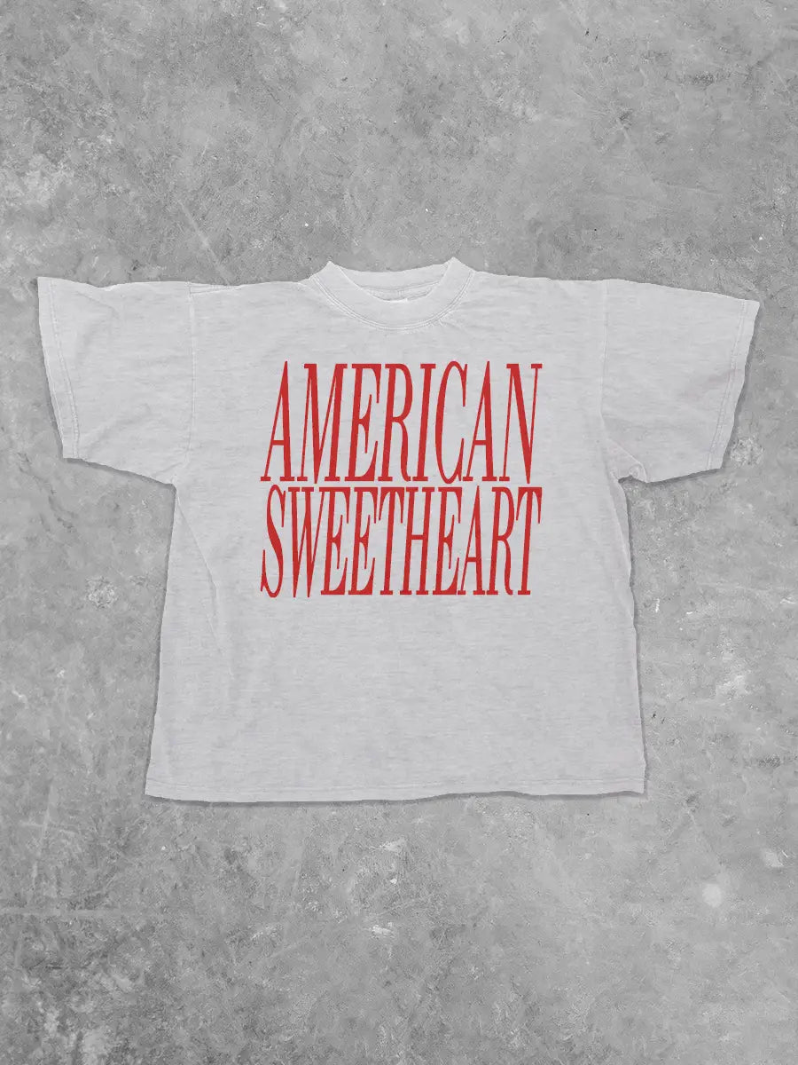 Underground Original Design: American Sweetheart Boxy Cotton TShirt