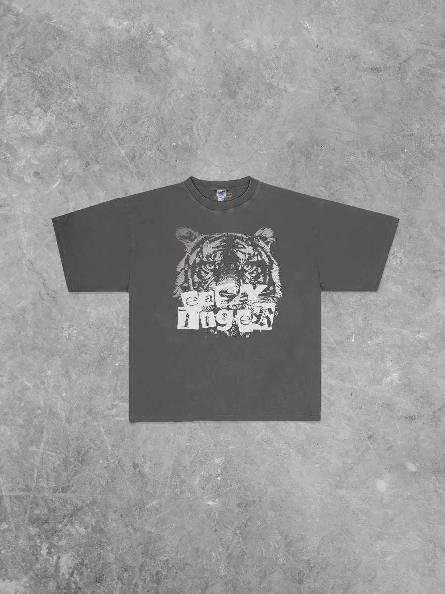 Underground Original Design: Easy Tiger Boxy Oversized TShirt