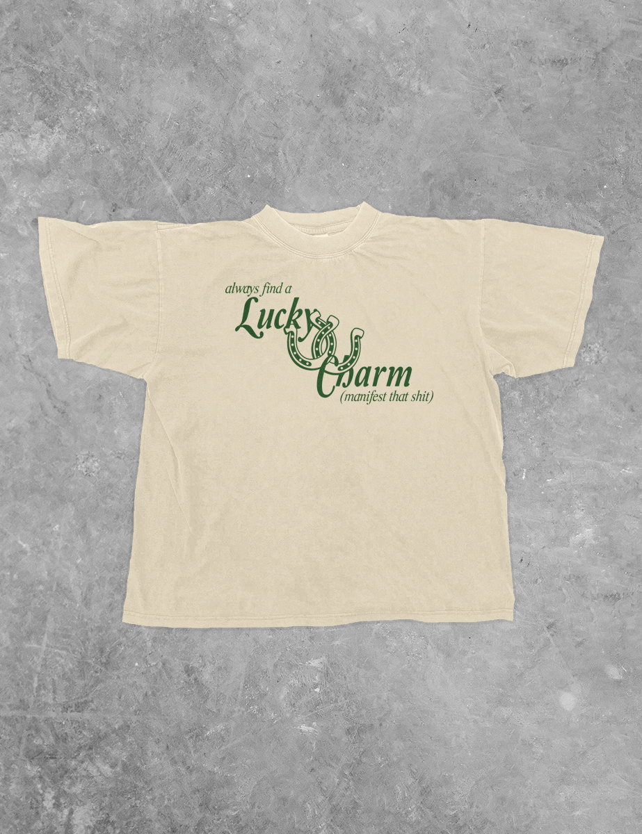 Underground Original Design: Find Your Lucky Charm Boxy Cotton TShirt