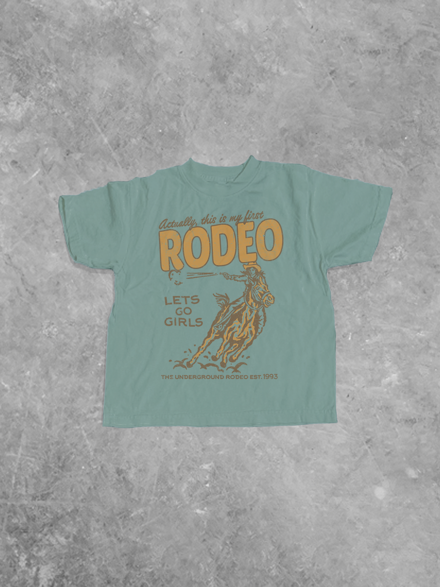 Underground Original Design: * KIDS * Actually This is My First Rodeo Kids T-Shirt
