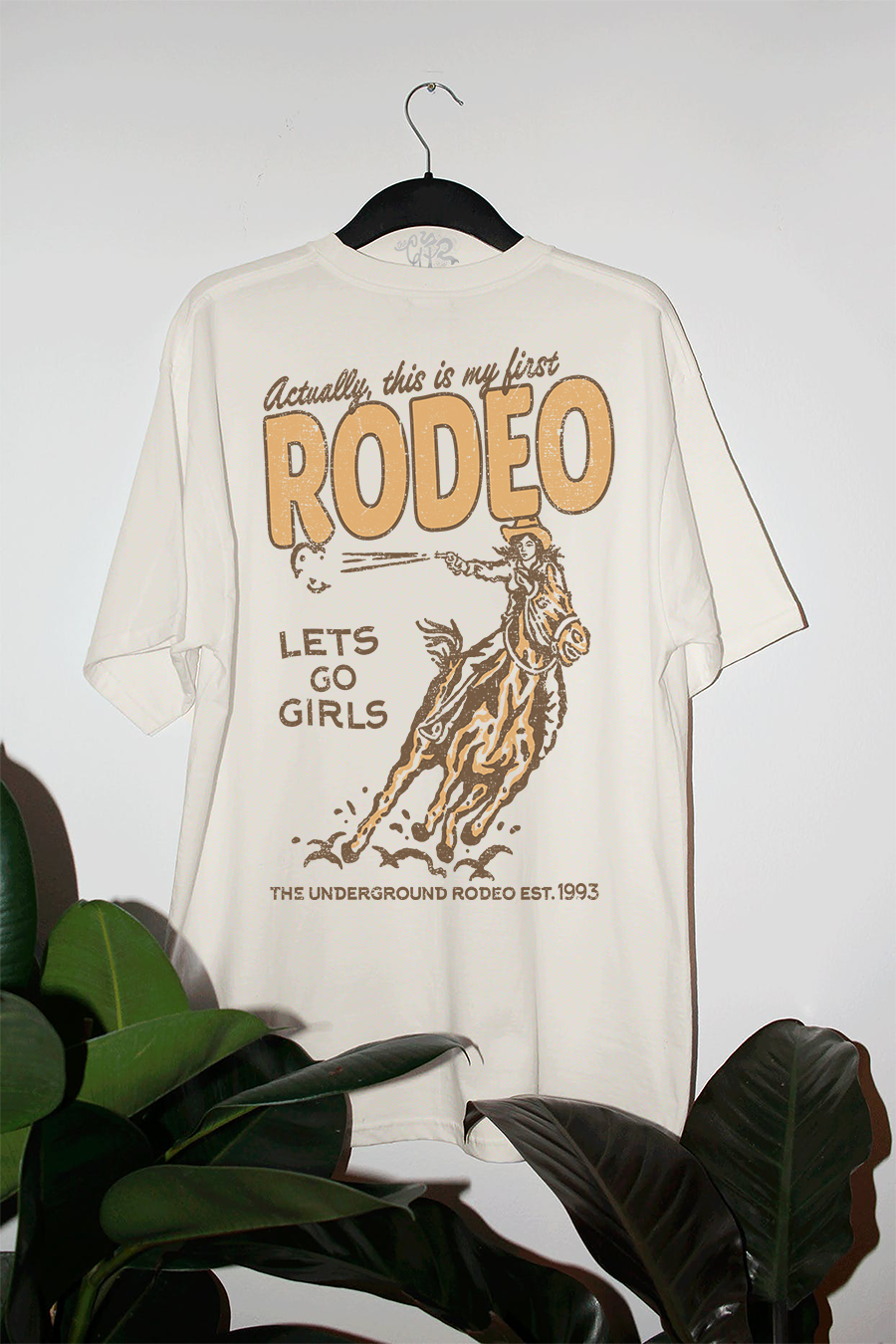 Underground Original Design: This Is My First Rodeo Oversized TShirt
