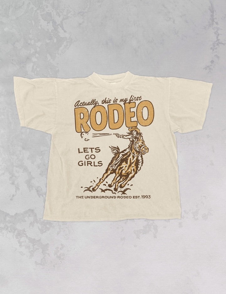 Underground Original Design: This Is My First Rodeo Oversized TShirt