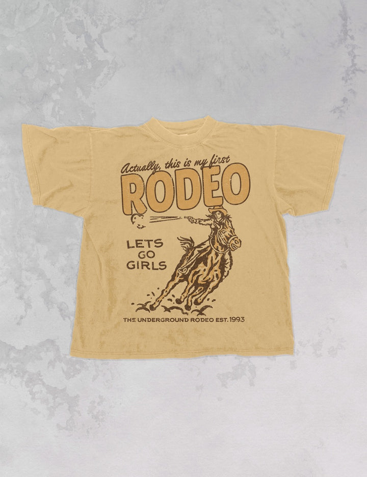 Underground Original Design: This Is My First Rodeo Oversized TShirt