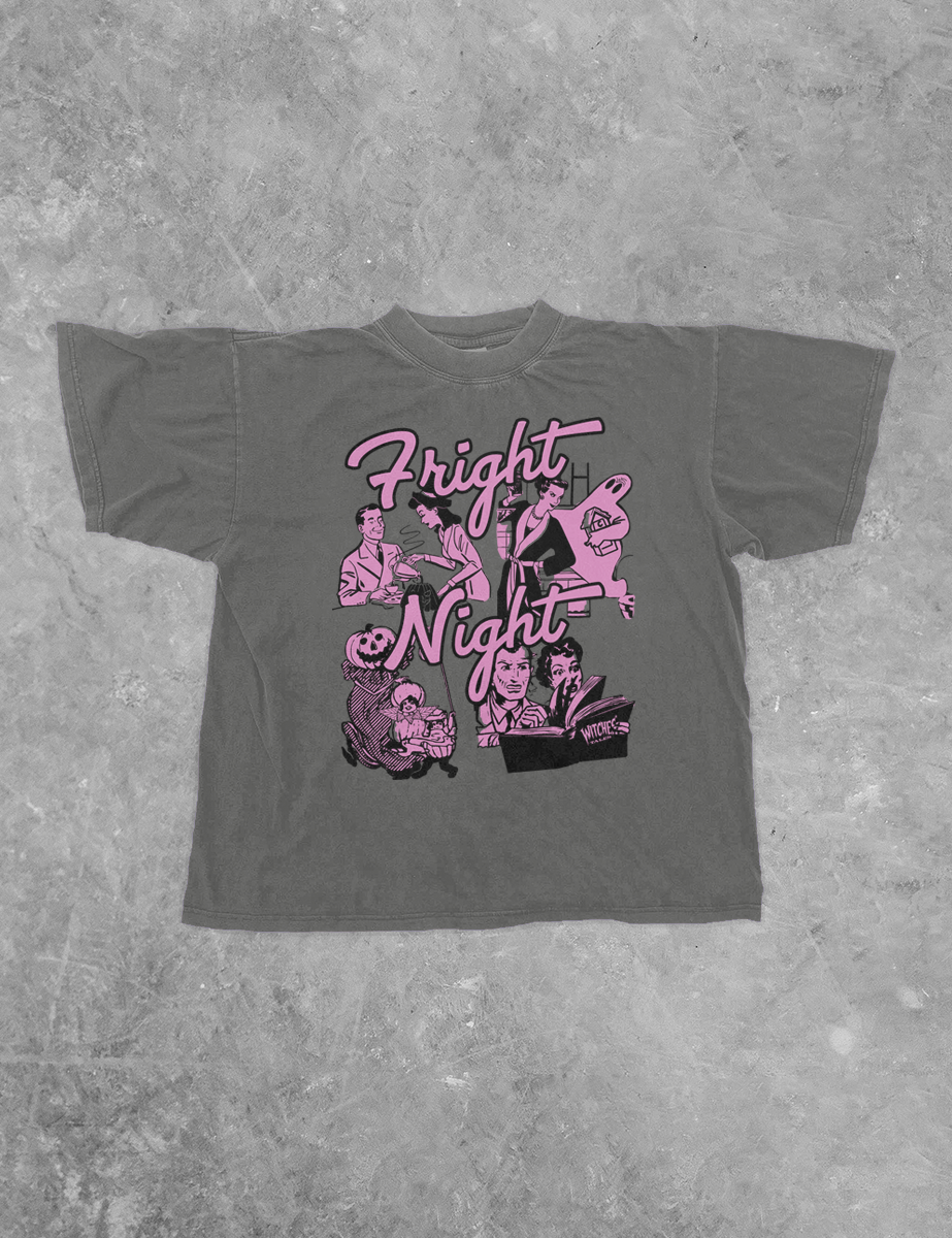 Fright Night, Halloween BC Boxy Cotton TShirt