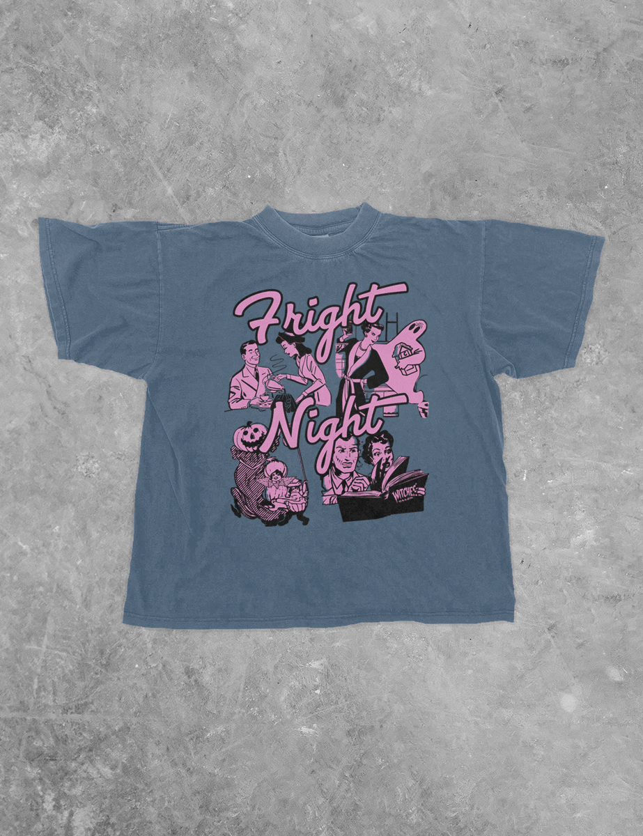 Fright Night, Halloween BC Boxy Cotton TShirt