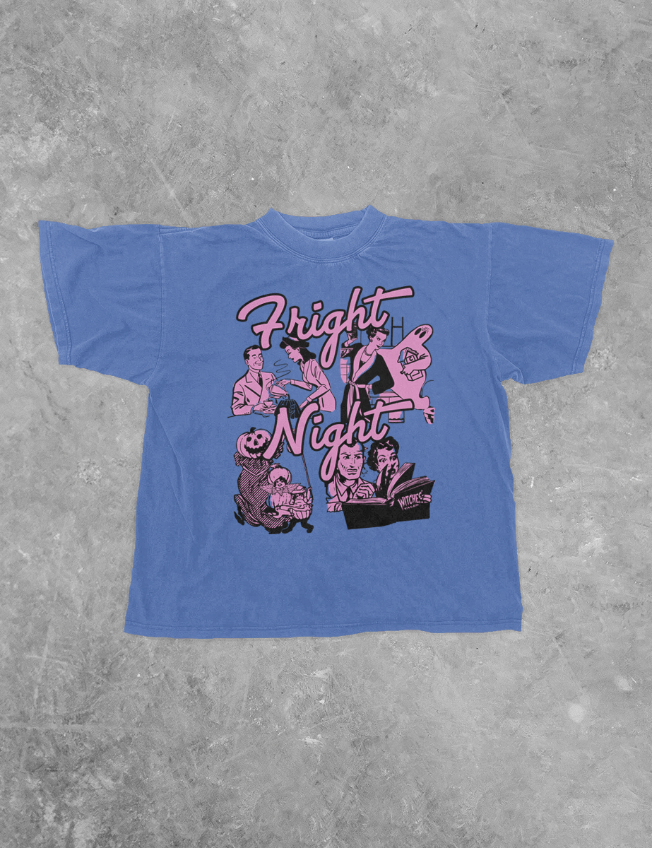 Fright Night, Halloween BC Boxy Cotton TShirt
