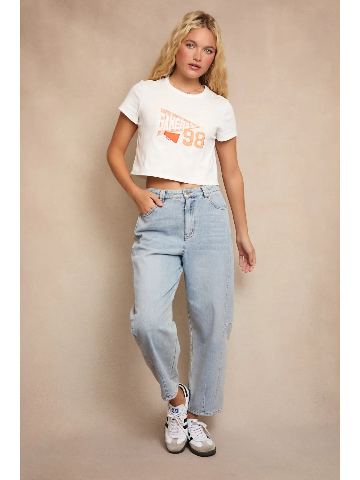 Game Day Patchwork Baby Tee