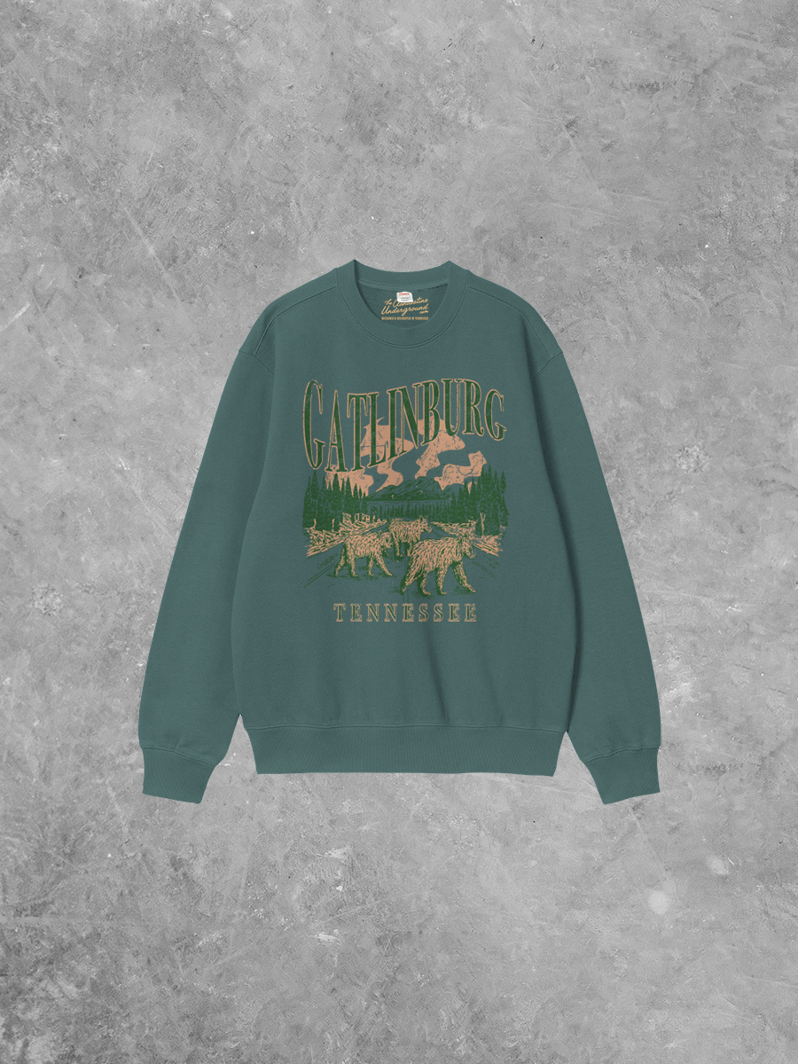 Underground Original Design: Gatlinburg Boxy Cotton 90s Sweatshirt
