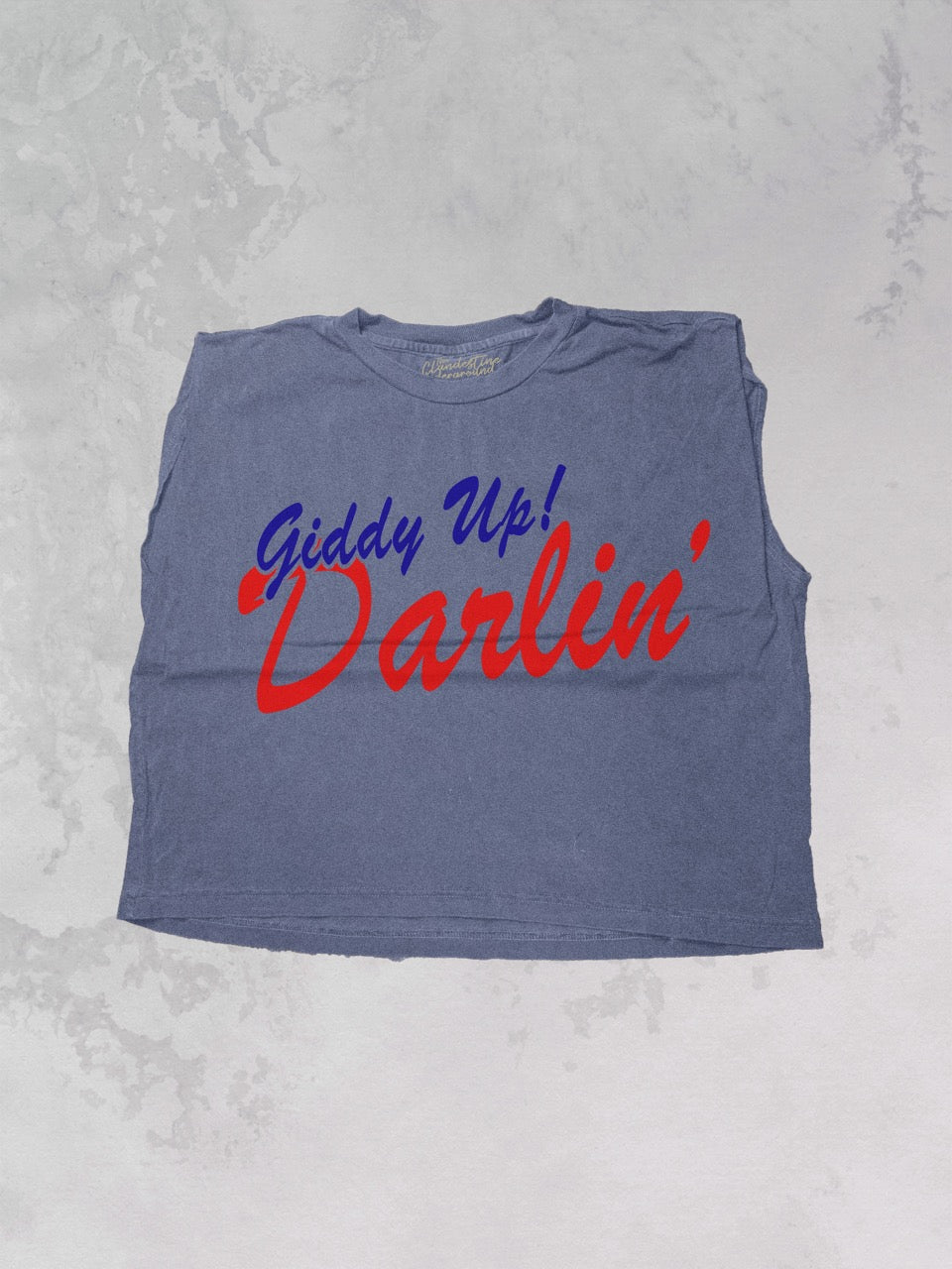 Underground Original Design: Giddy up Darlin', Western Muscle Tank