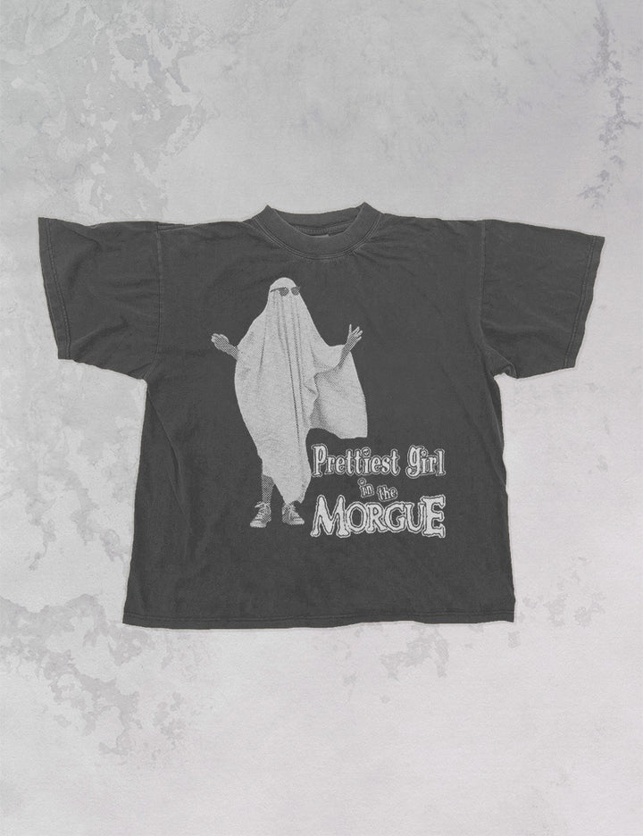 Underground Original Design: Prettiest Girl in the Morgue Oversized T-Shirt