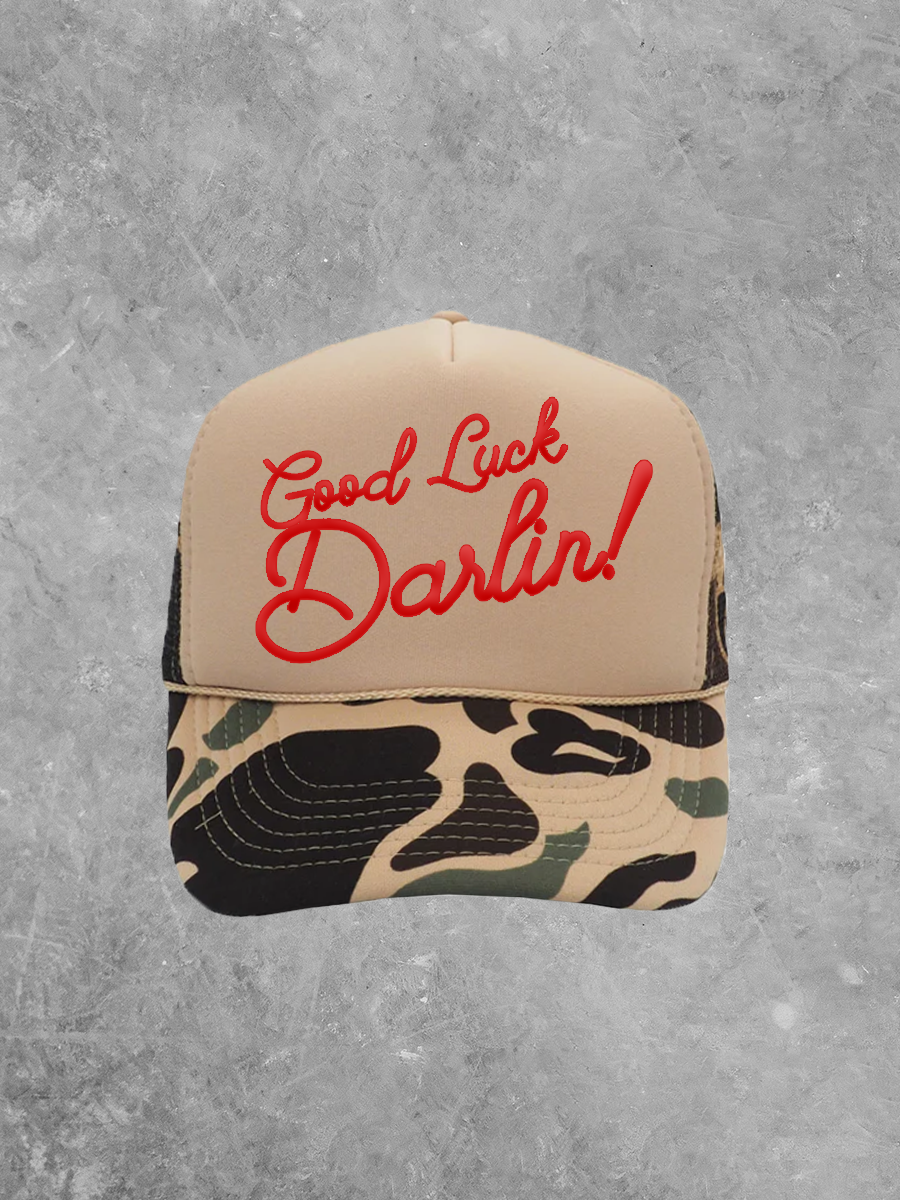 Underground Original Design: Good Luck Darlin!, Puff Western Trucker Hat