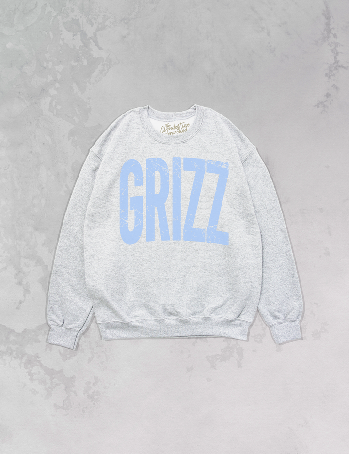 Underground Original Design:  Grizzlies, Memphis Basketball Oversized 90's Sweatshirt
