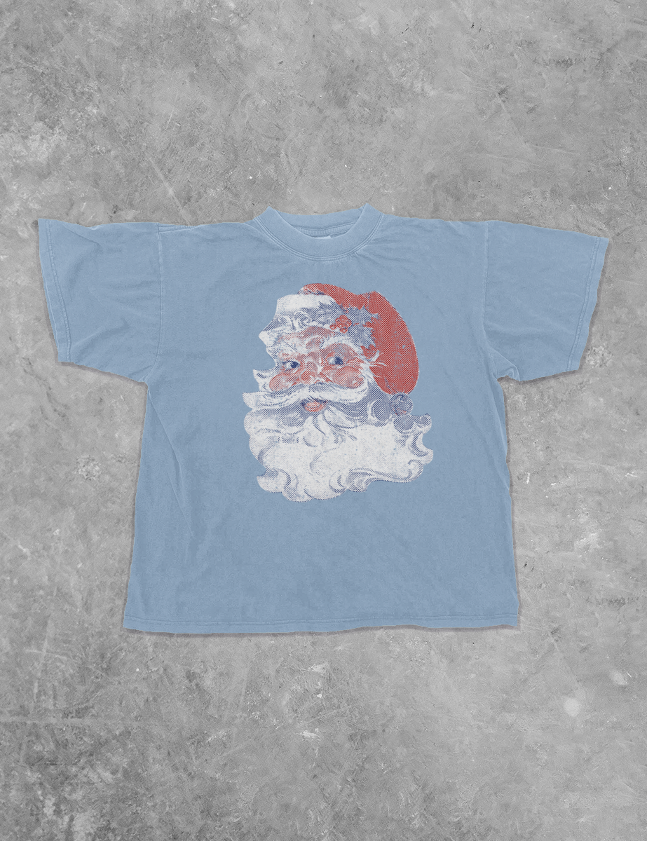 Underground Original Design: Retro Santa Boxy Cotton T-Shirt