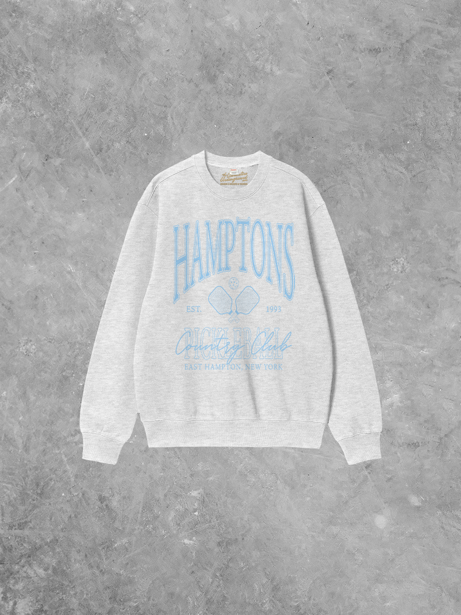 Underground Original Design: Hamptons Country Club Pickleball Boxy Cotton Sweatshirt