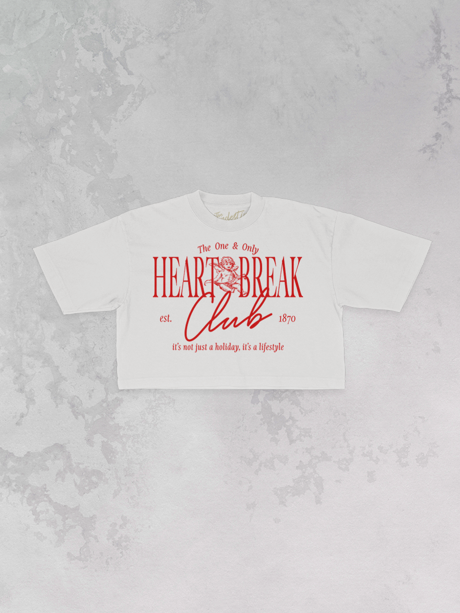 Underground Original Design: Heart Beak Club Cropped TShirt