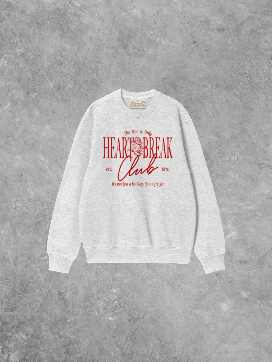 Underground Original Design: Heart Beak Club Boxy Cotton Sweatshirt