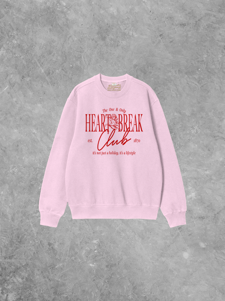 Underground Original Design: Heart Beak Club Boxy Cotton Sweatshirt