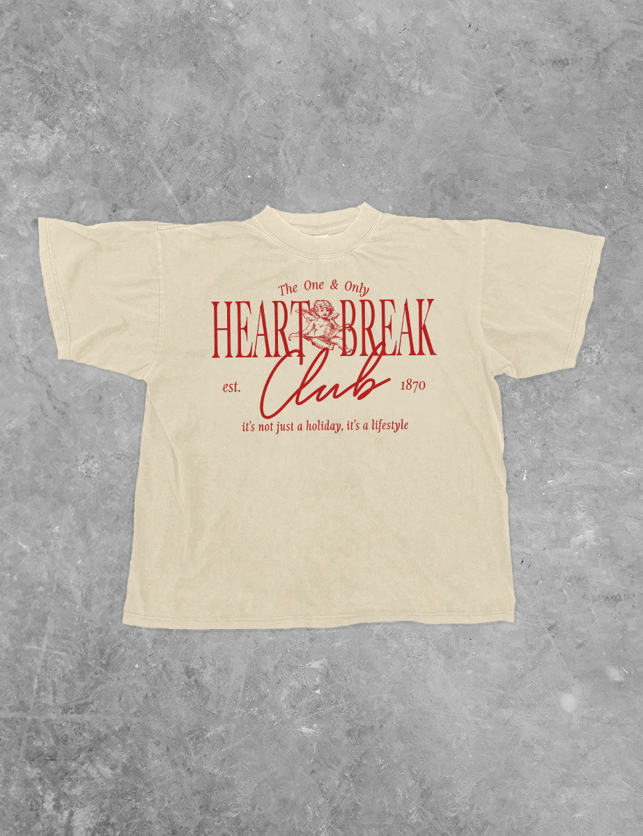 Underground Original Design: Heart Beak Club Boxy Cotton TShirt
