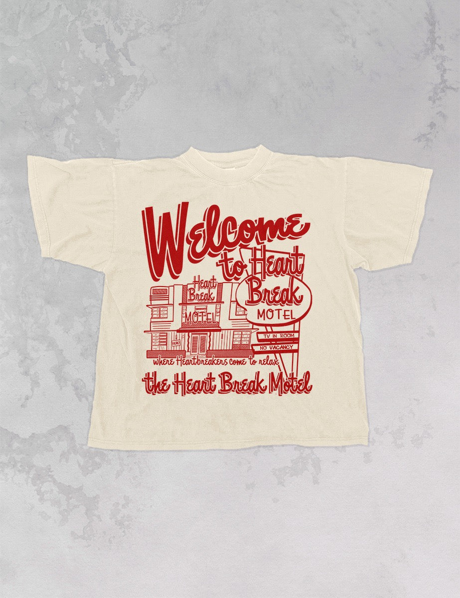 Underground Original Design: Heart Break Motel Oversized TShirt