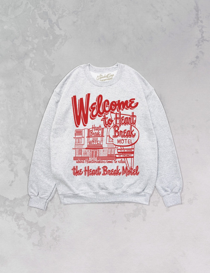 Underground Original Design: Heart Break Motel Oversized 90's Sweatshirt