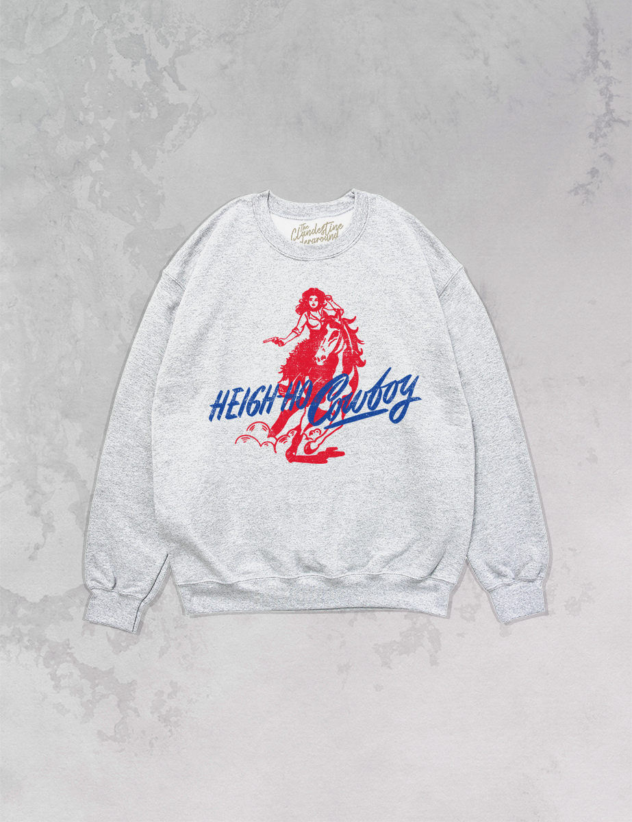 Underground Original Design: Heigh-Ho-Cowboy Oversized 90's Sweatshirt