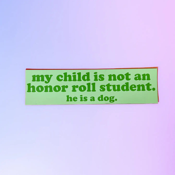 Honor Roll Pup, Car Magnet for Dogs